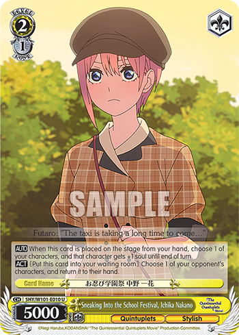 Sneaking Into the School Festival, Ichika Nakano