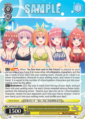Quintuplets in Swimsuits, Ichika & Nino & Miku & Yotsuba & Itsuki