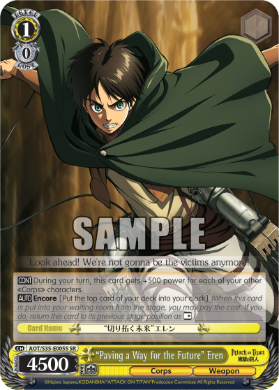 "Paving a Way for the Future" Eren