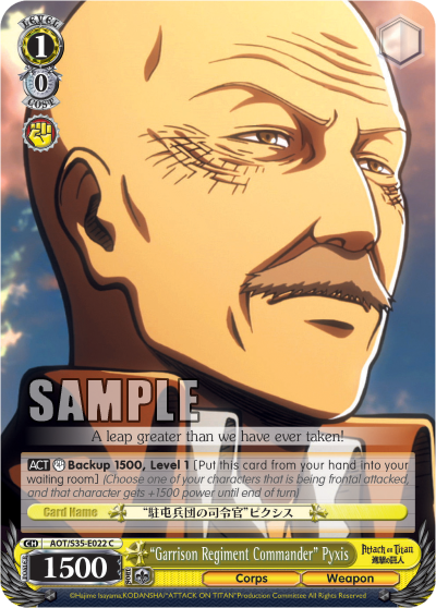 "Garrison Regiment Commander" Pyxis