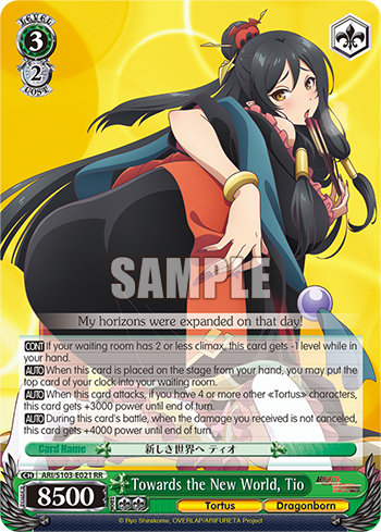 Towards the New World, Tio