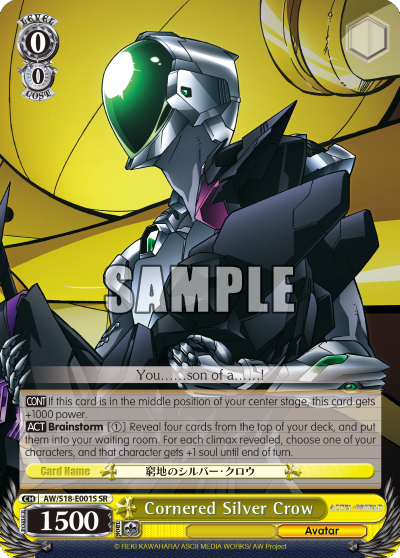 Cornered Silver Crow