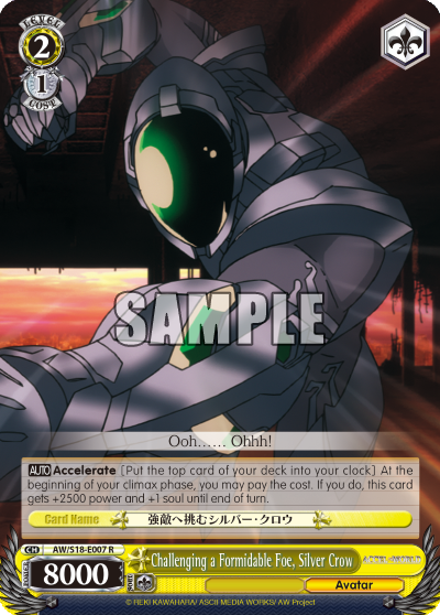 Challenging a Formidable Foe, Silver Crow