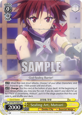 Sealing Art, Matsuri