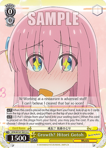 Growth? Hitori Gotoh