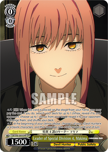 Leader of Special Division 4, Makima