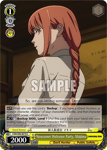 Newcomer Welcome Party, Makima