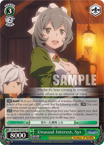 Unusual Interest, Syr