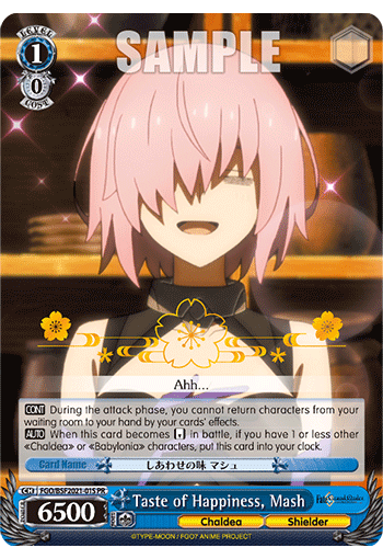 Taste of Happiness, Mash