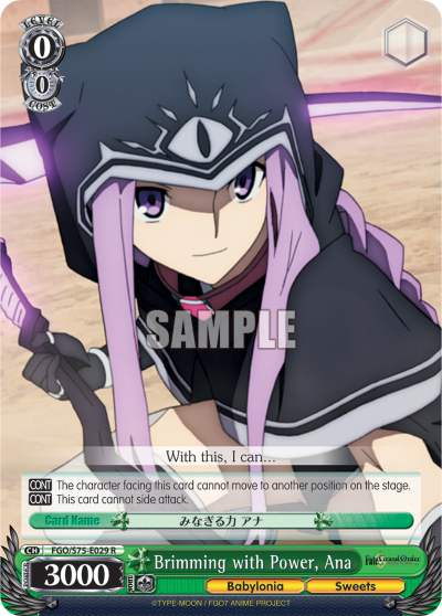 Brimming with Power, Ana