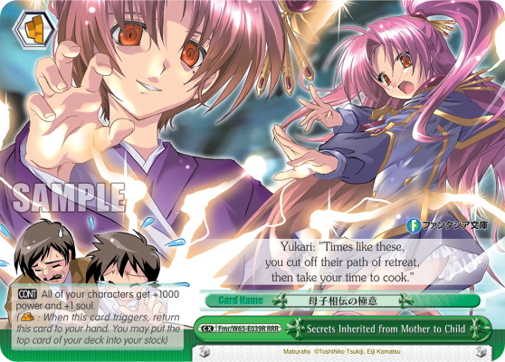 Secrets Inherited from Mother to Child