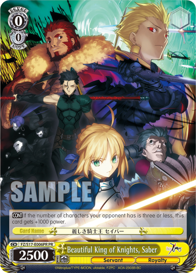 Beautiful King of Knights, Saber