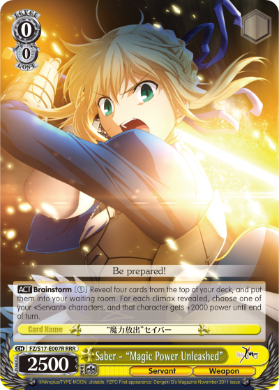 Saber - "Magic Power Unleashed"