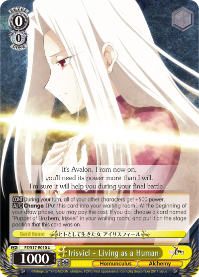 Irisviel - Living as a Human