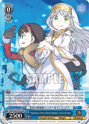 Magicians of the United Kingdom, Lesser & Index