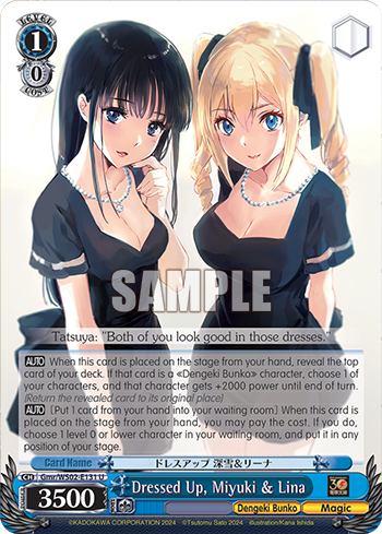 Dressed Up, Miyuki & Lina