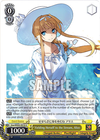 Yielding Herself to the Stream, Alice