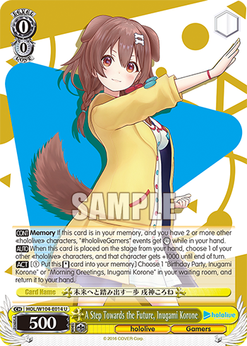 A Step Towards the Future, Inugami Korone