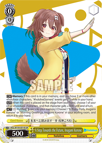 A Step Towards the Future, Inugami Korone