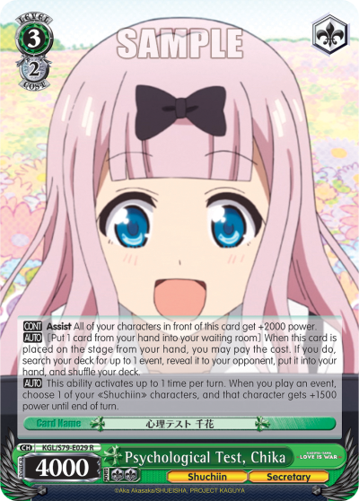 Psychological Test, Chika