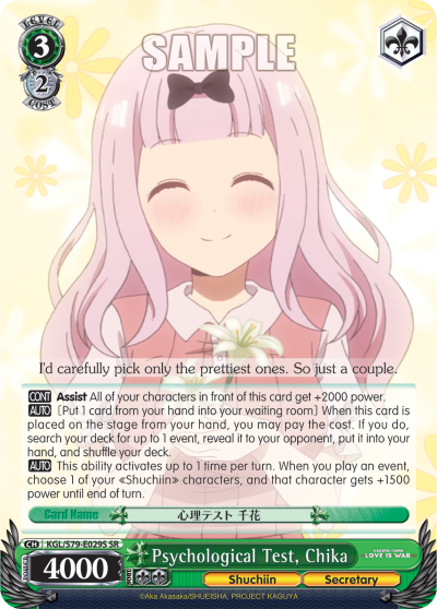 Psychological Test, Chika