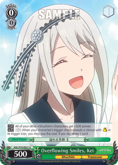 Overflowing Smiles, Kei