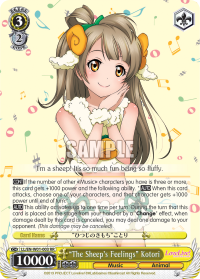 "The Sheep's Feelings" Kotori