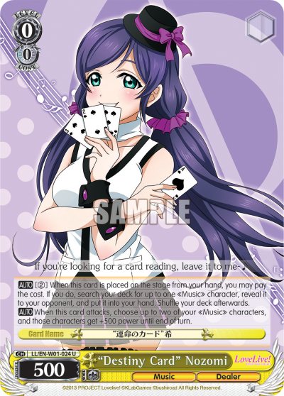 "Destiny Card" Nozomi