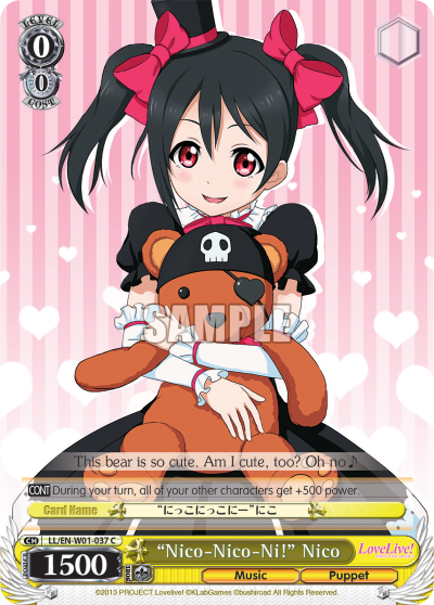 "Nico-Nico-Ni!" Nico