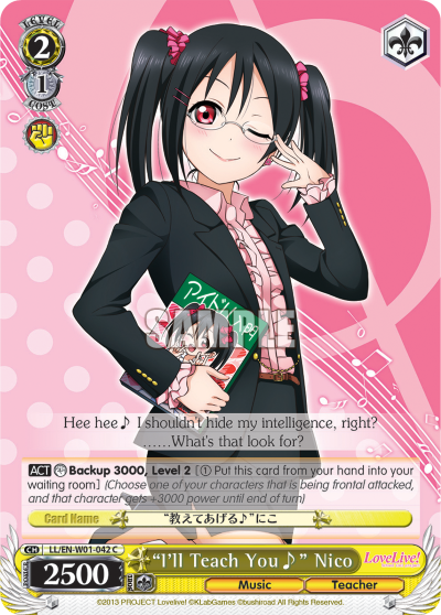 "I'll Teach You♪" Nico