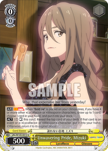 Unwavering Pride, Mizuki