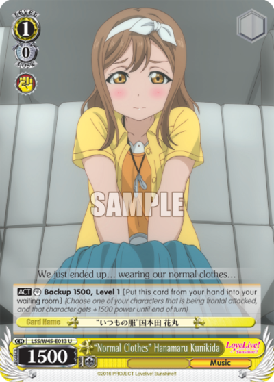 "Normal Clothes" Hanamaru Kunikida