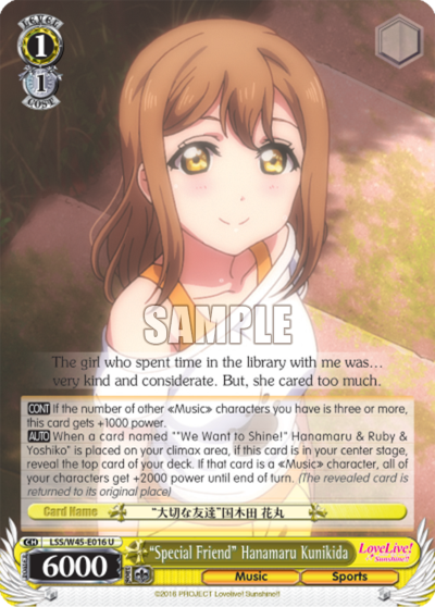 "Special Friend" Hanamaru Kunikida