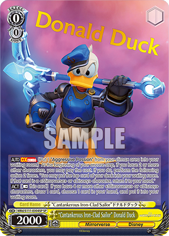 “Cantankerous Iron-Clad Sailor” Donald Duck