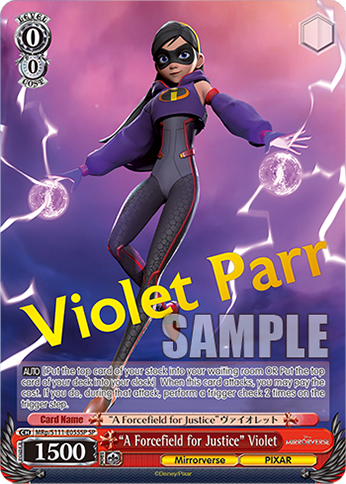 “A Forcefield for Justice” Violet