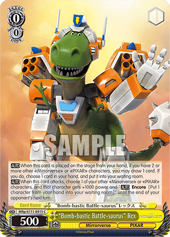 “Bomb-bastic Battle-saurus” Rex