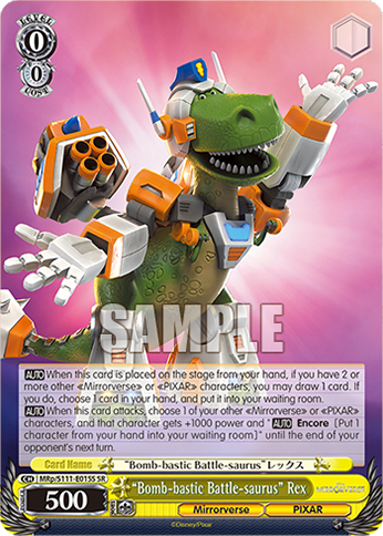 “Bomb-bastic Battle-saurus” Rex