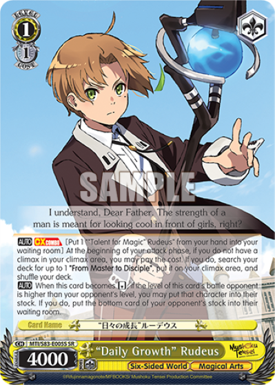 "Daily Growth" Rudeus