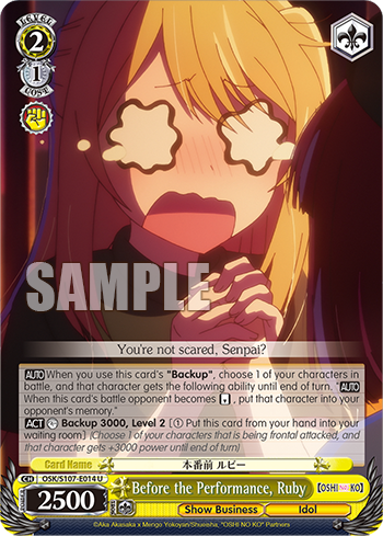 Before the Performance, Ruby