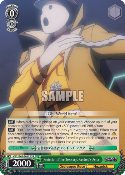 Protector of the Treasury, Pandora's Actor