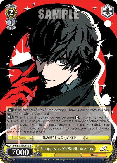 Protagonist as JOKER: All-out Attack