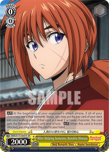 After Helping Someone, Kenshin Himura