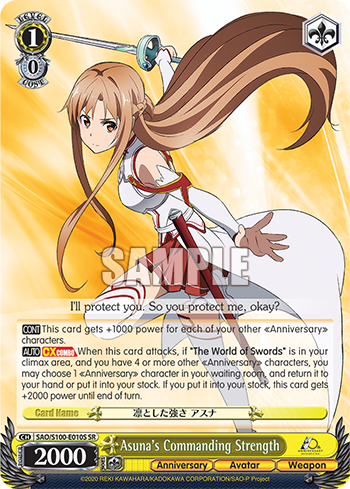 Asuna's Commanding Strength