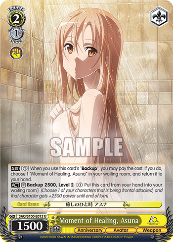 Moment of Healing, Asuna