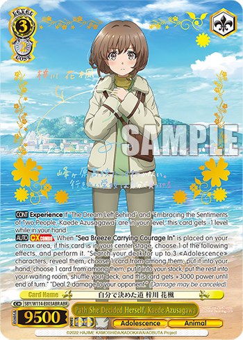 Path She Decided Herself, Kaede Azusagawa