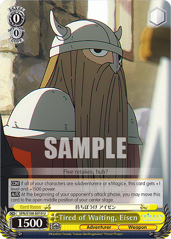 Tired of Waiting, Eisen