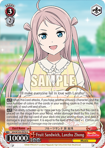 Fruit Sandwich, Lanzhu Zhong