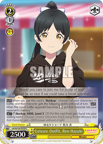 Leisure Outfit, Ren Hazuki