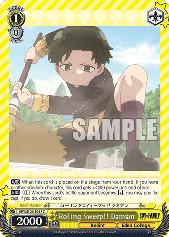 Rolling Sweep!! Damian