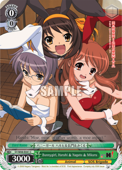 Bunnygirl, Haruhi & Nagato & Mikuru